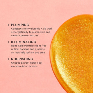 Hydra-Bright Gold Eye Mask (Pack of 5)