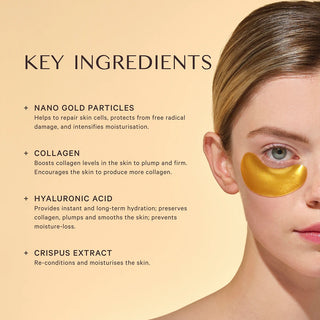 Hydra-Bright Gold Eye Mask (Pack of 5)