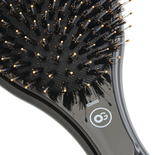 EXPERT CARE OVAL Boar & Nylon Bristles Black