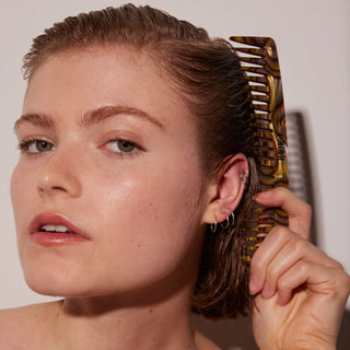 ORIBE Peigne à Dents Larges | Résine Italienne